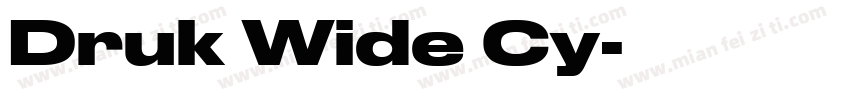Druk Wide Cy字体转换
